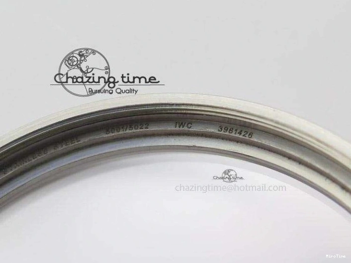 MIROTIME 0405 Bold Portuguese Real PR IW500704 ZF 1:1 Best Edition On Black Leather Strap A 7374